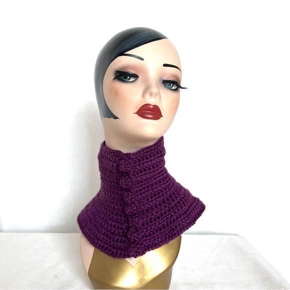 ROMAN KEFLAY Hand Crocheted, Mini Turtleneck